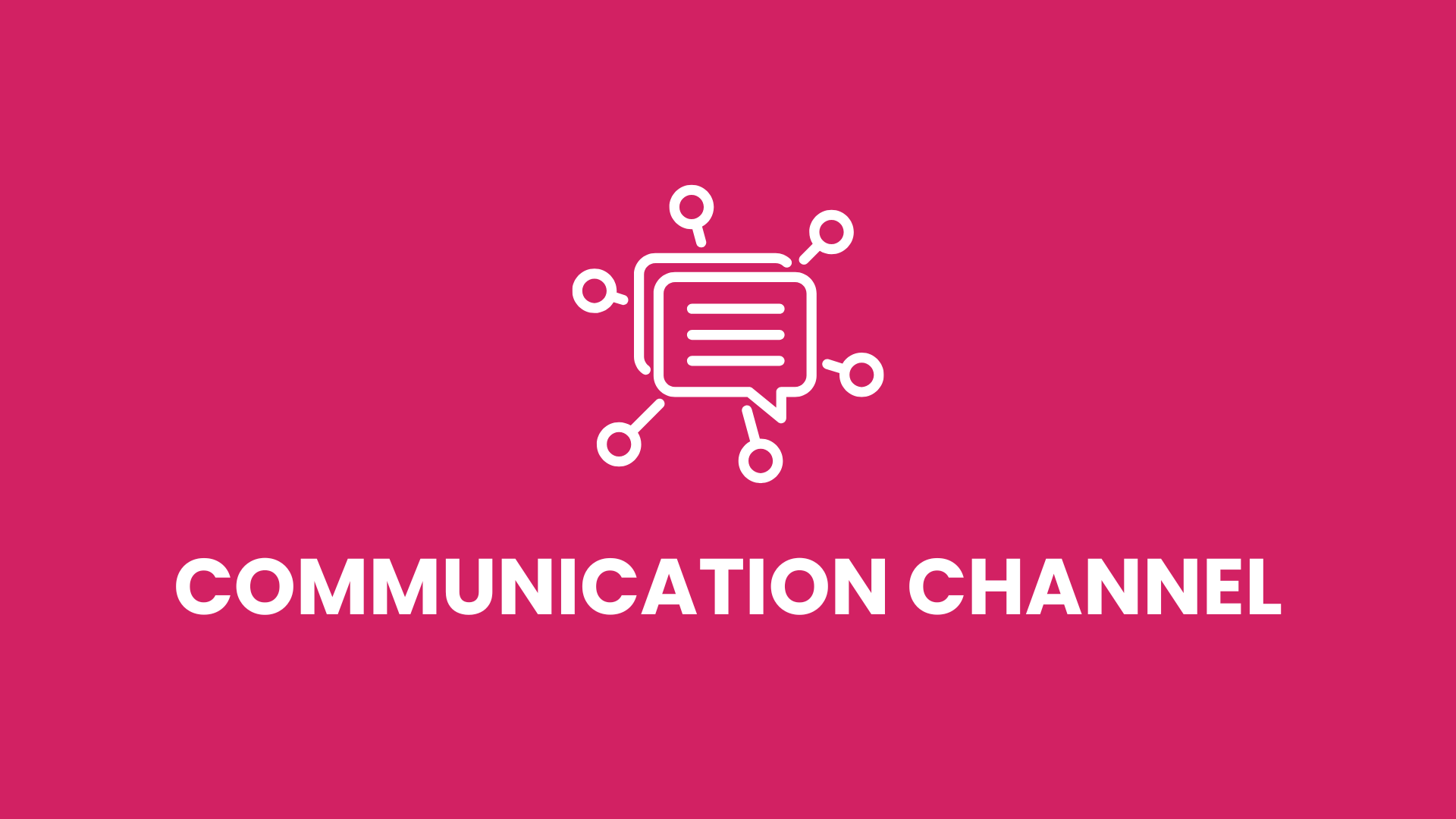 Communication Channel Preview
